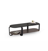 Royal Rechteck Couchtisch (Walnut)
