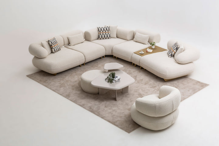 Glamour corner sofa