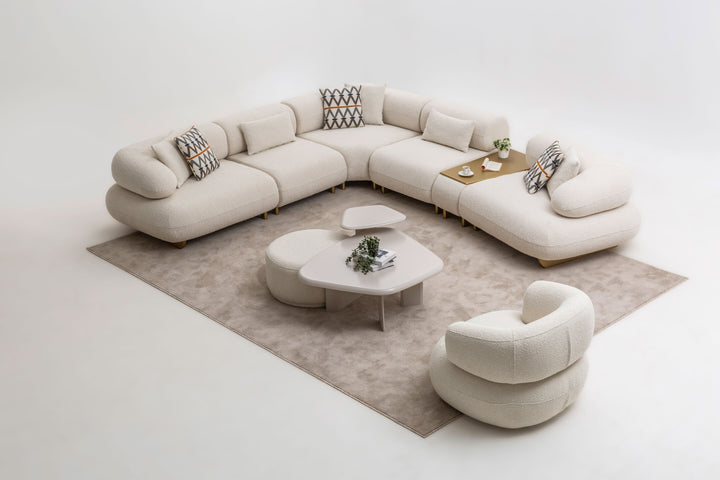 Glamour corner sofa