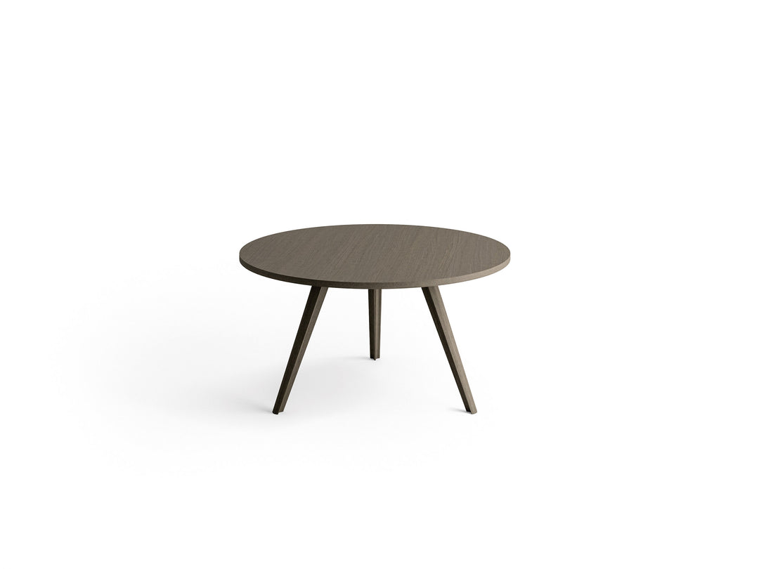 Bistrot dining table round wooden top