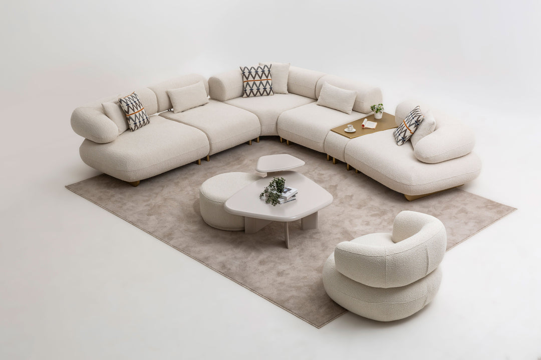 Glamour corner sofa