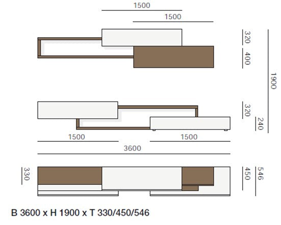 Lampo Tv-Möbel L6C18