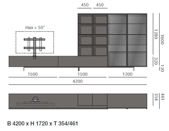 Lampo Tv-Möbel L6C32
