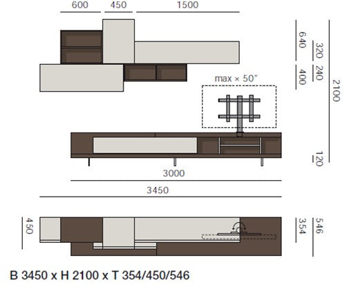 Lampo Tv-Möbel L6C37