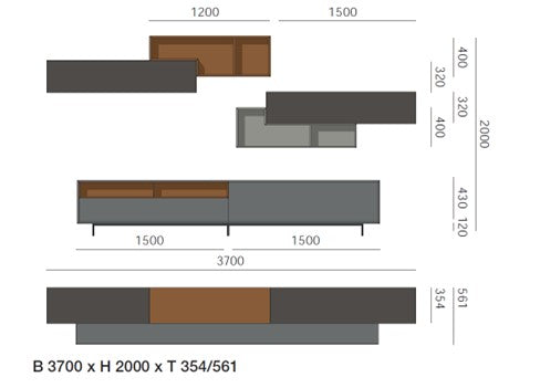 Lampo Tv-Möbel L6C05
