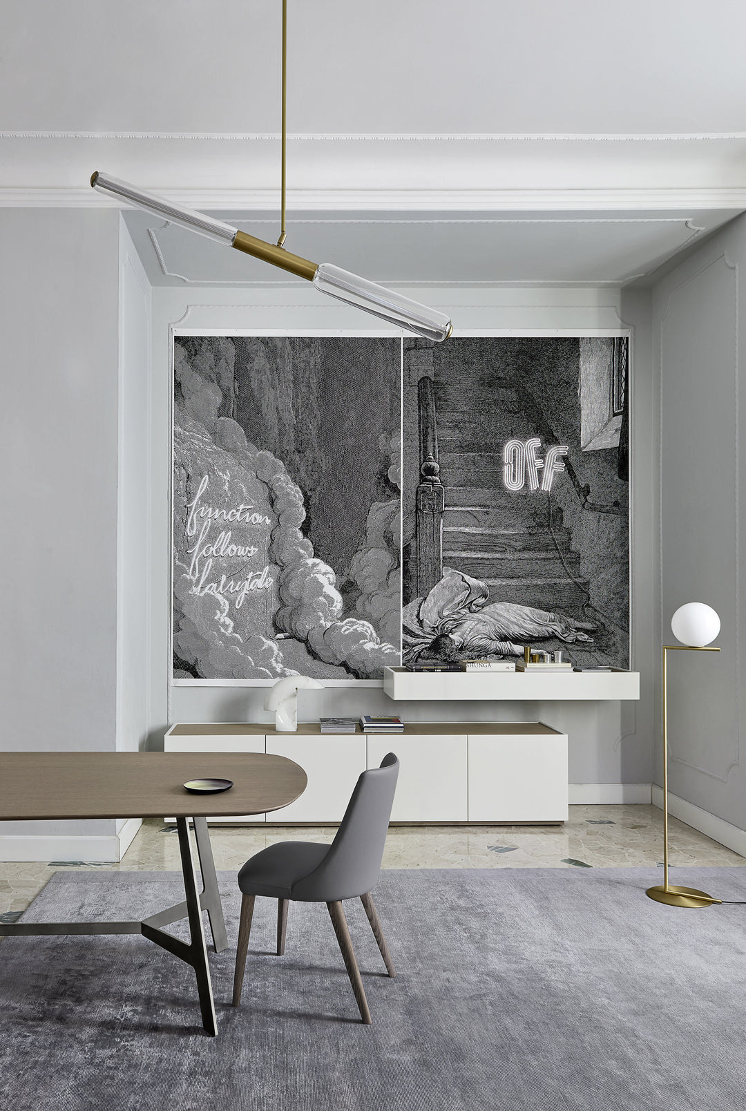 Vertigo Esstisch Melaminplatte