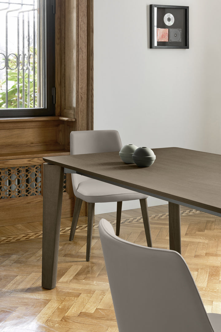Desco dining table wood veneer top