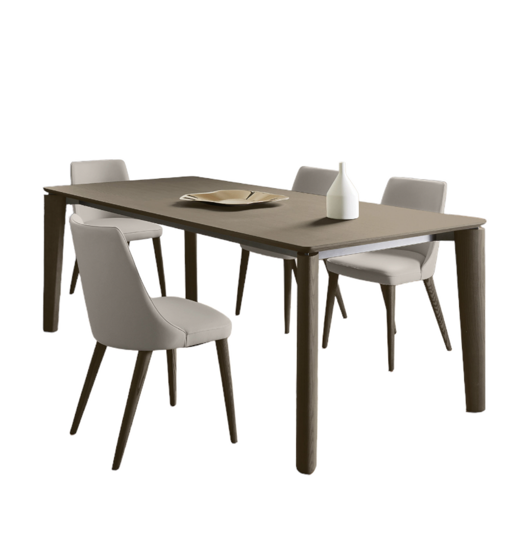 Desco dining table wood veneer top
