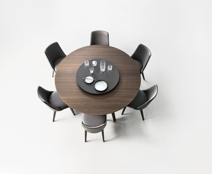Convivo dining table round wooden top
