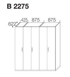 Deluxe Liscia wardrobe