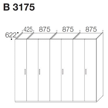 Beta Liscia wardrobe