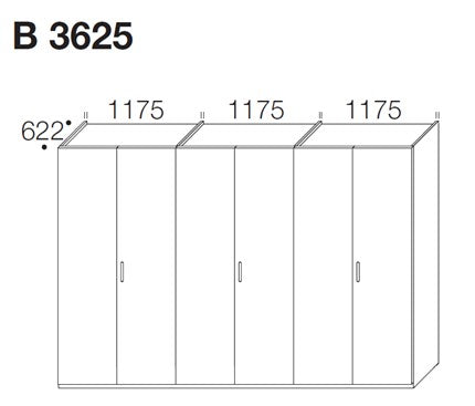 Beta Liscia wardrobe