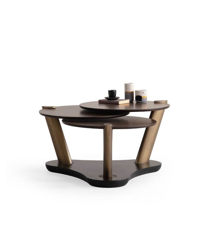 Trio Couchtisch (Brass)