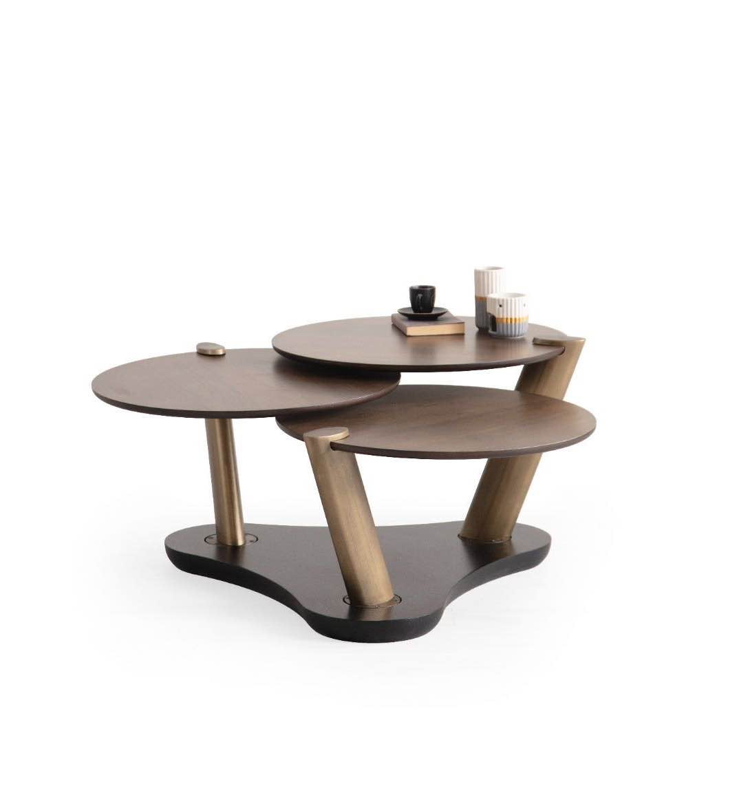 Trio Couchtisch (Brass)