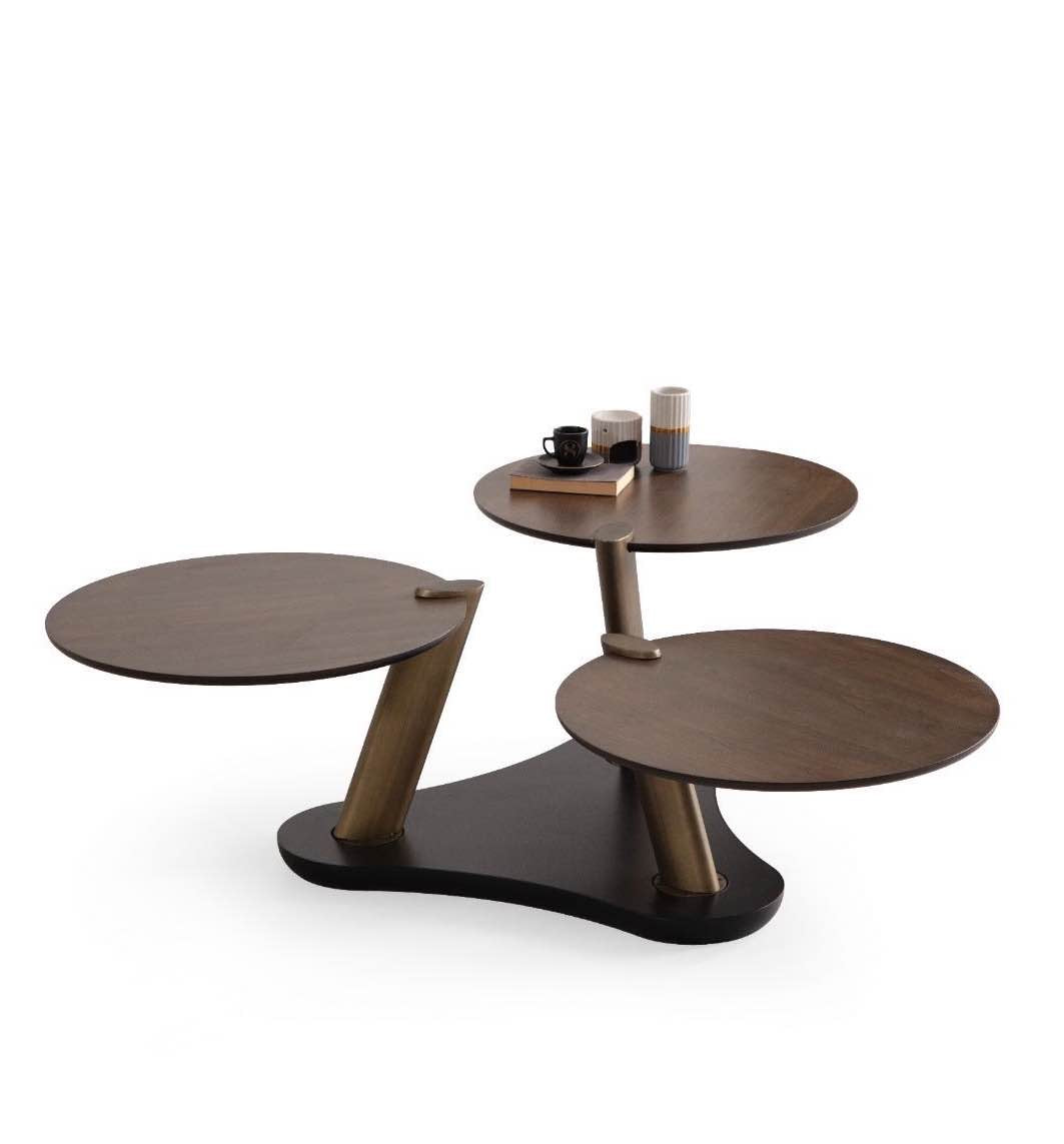 Trio Couchtisch (Brass)