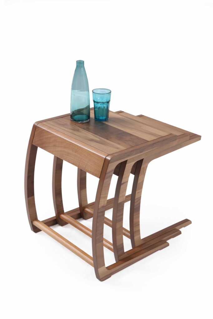 Prada Beistelltisch Set (Walnut)