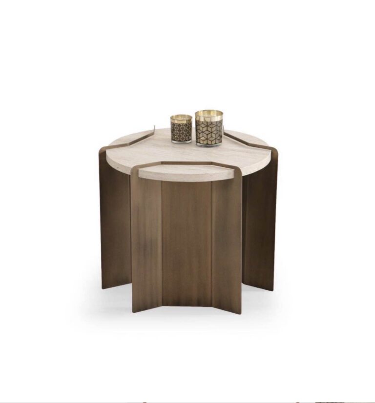 Molly Beistelltisch (Travertine)