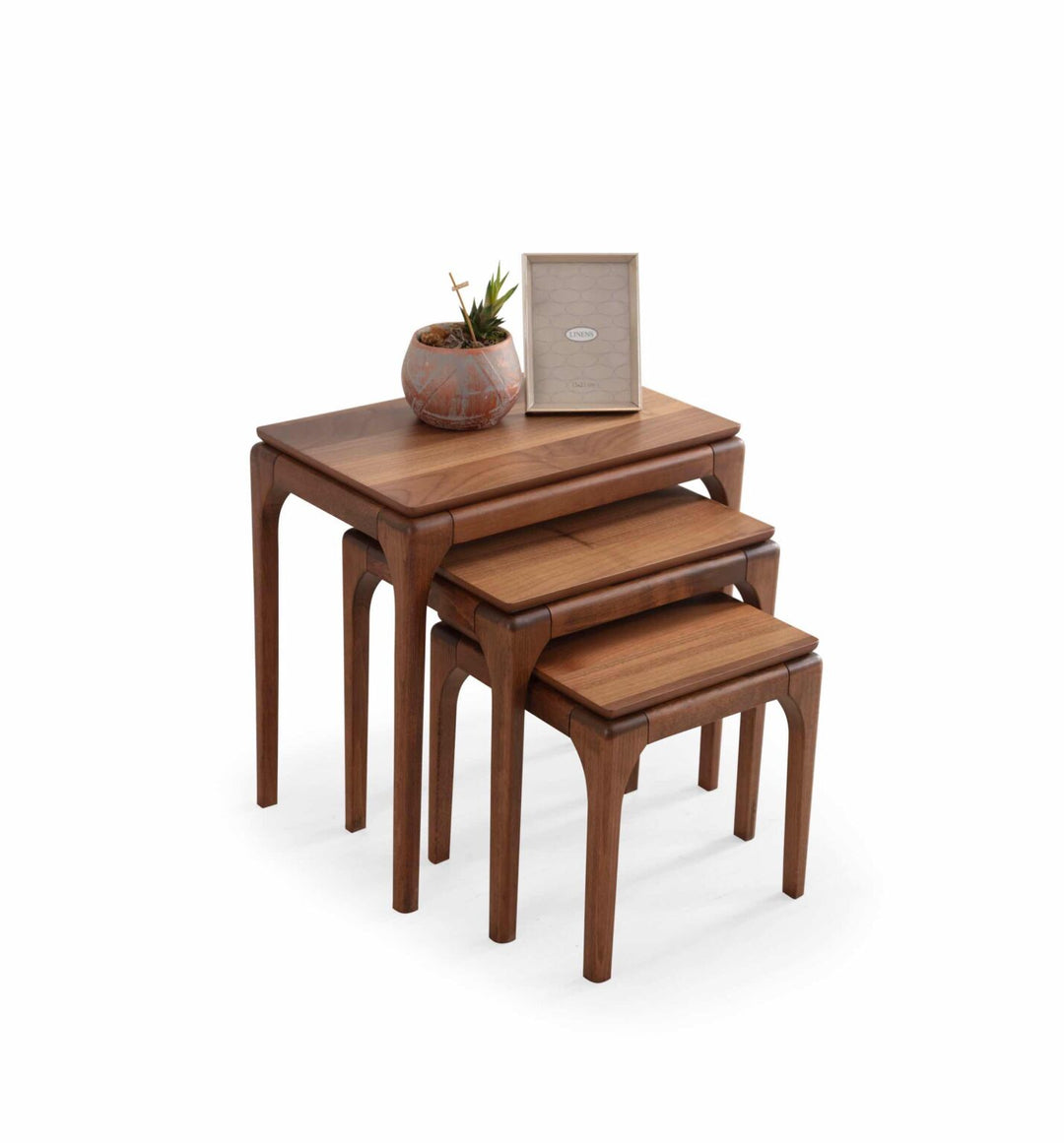 Bongo Beistelltisch Set (Walnut)