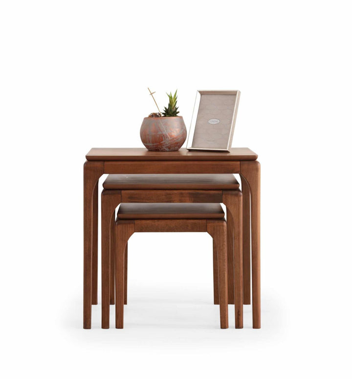 Bongo Beistelltisch Set (Walnut)