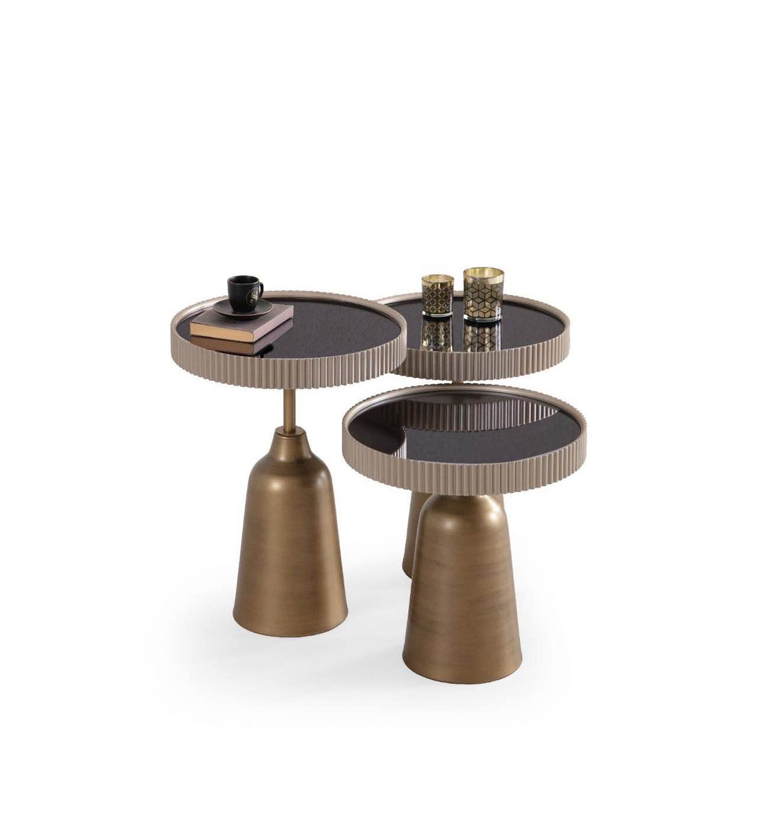 Olivia Beistelltisch Set (Mink)