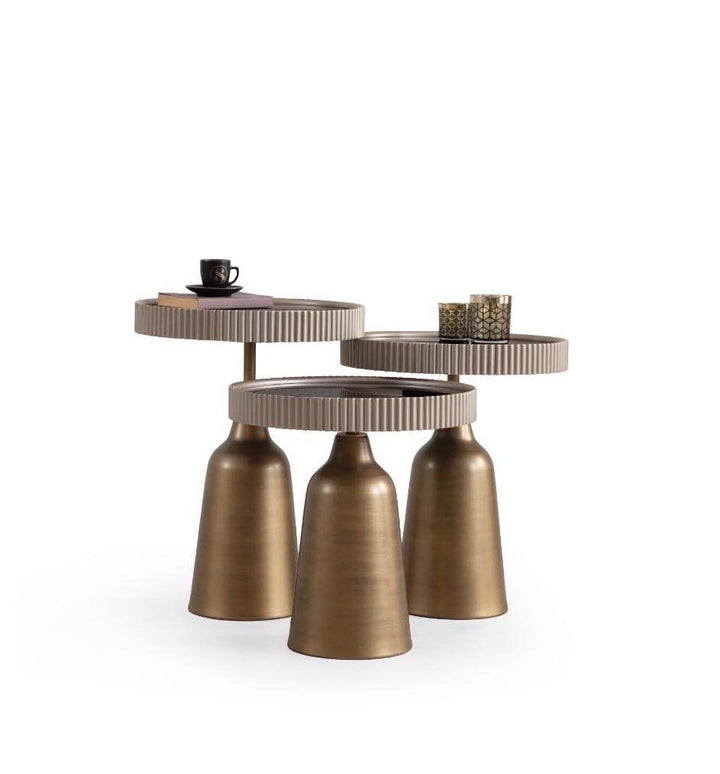 Olivia Beistelltisch Set (Mink)