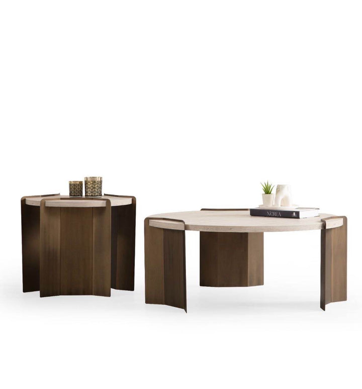 Molly Couchtisch (Travertine)