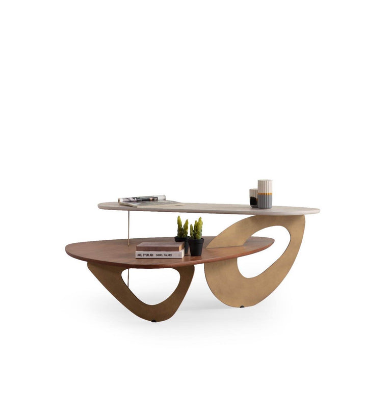 Solid Couchtisch (Travertine)