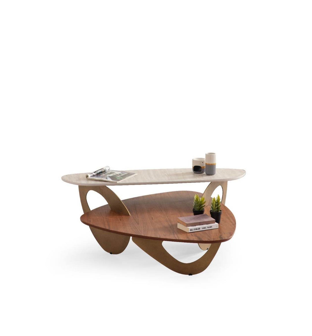 Solid Couchtisch (Travertine)