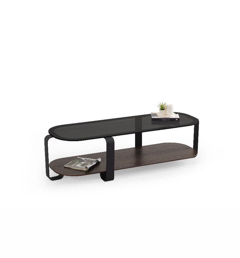 Royal Rechteck Couchtisch (Walnut)