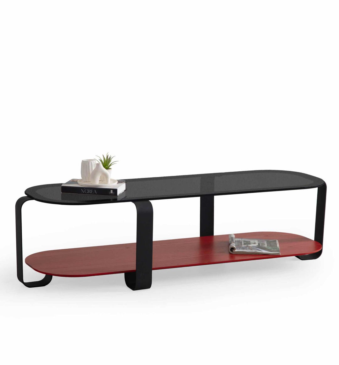 Royal Rechteck Couchtisch (Red)