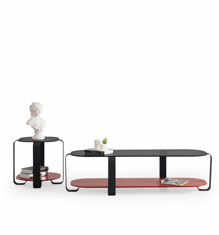 Royal Rechteck Couchtisch (Red)