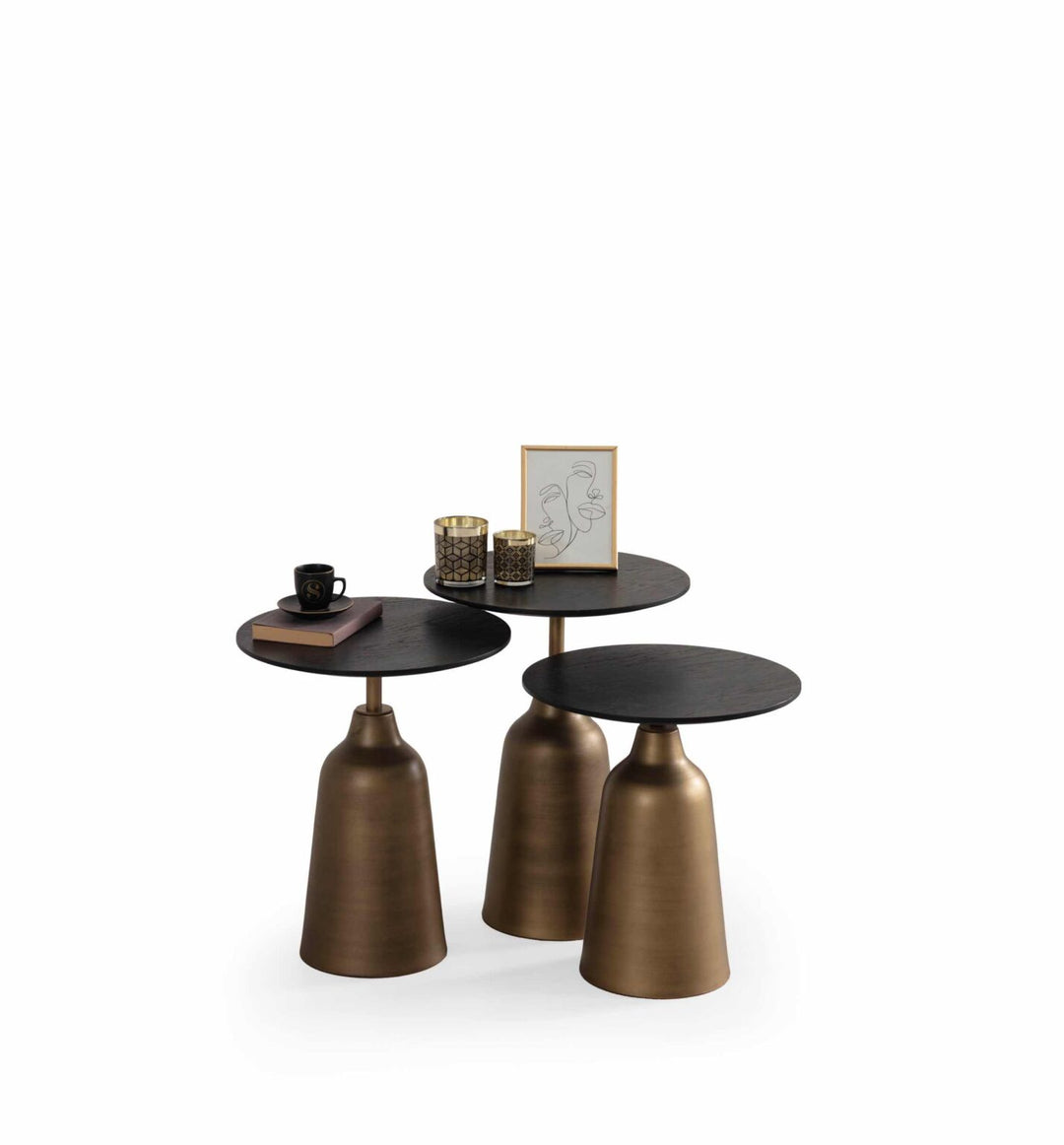 Loft Beistelltisch Set