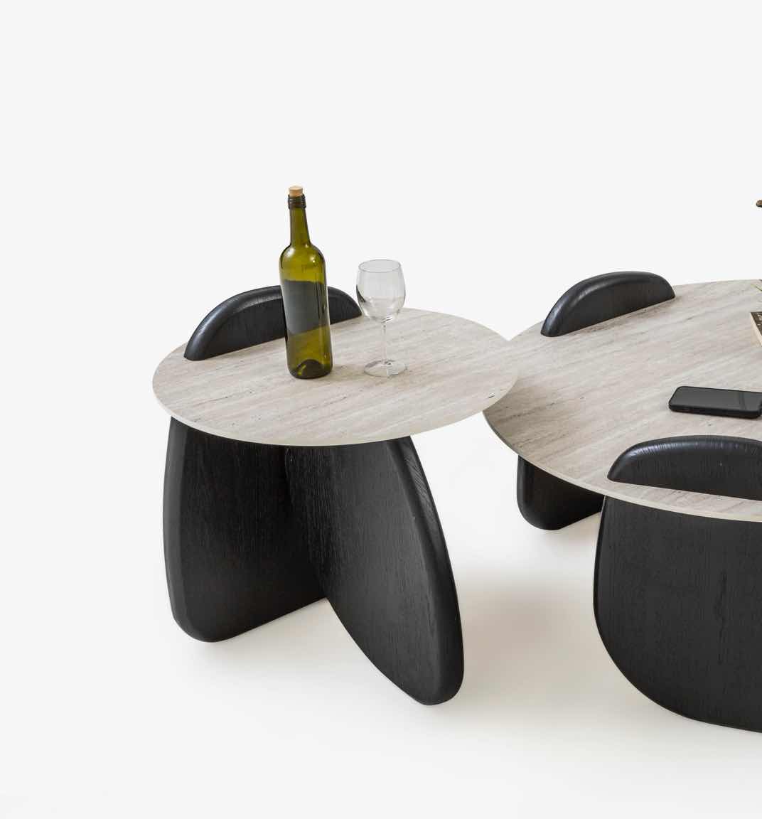 Markiz Beistelltisch (B.Traventine)