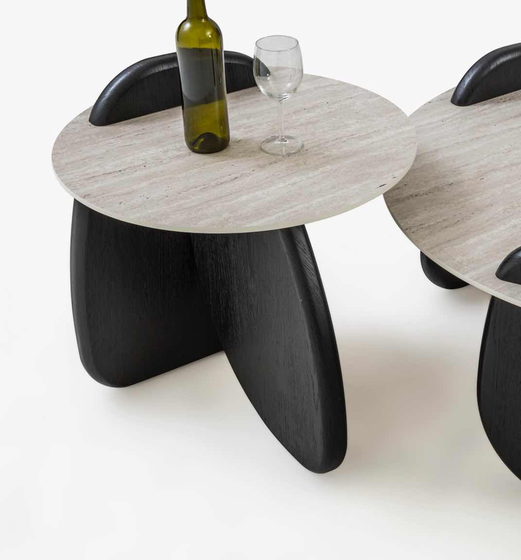 Markiz Beistelltisch (B.Traventine)