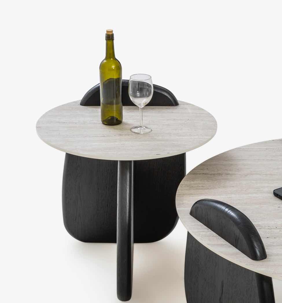 Markiz Beistelltisch (B.Traventine)