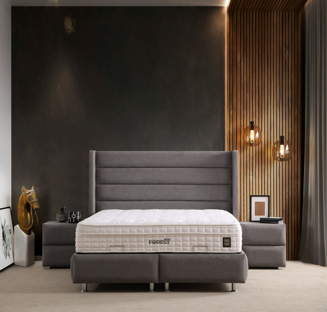 Aden Boxspringbett mit Stauraum