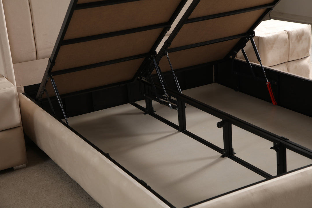 Sila Boxspringbed with storage space