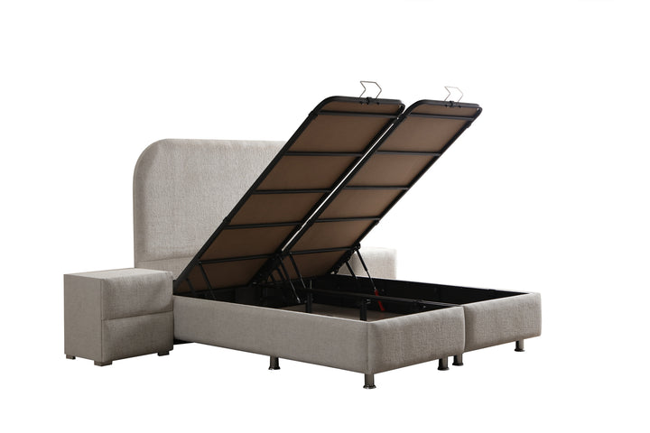 Jade Boxspringbed with storage space