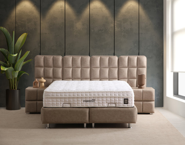 Tesla bed with storage space