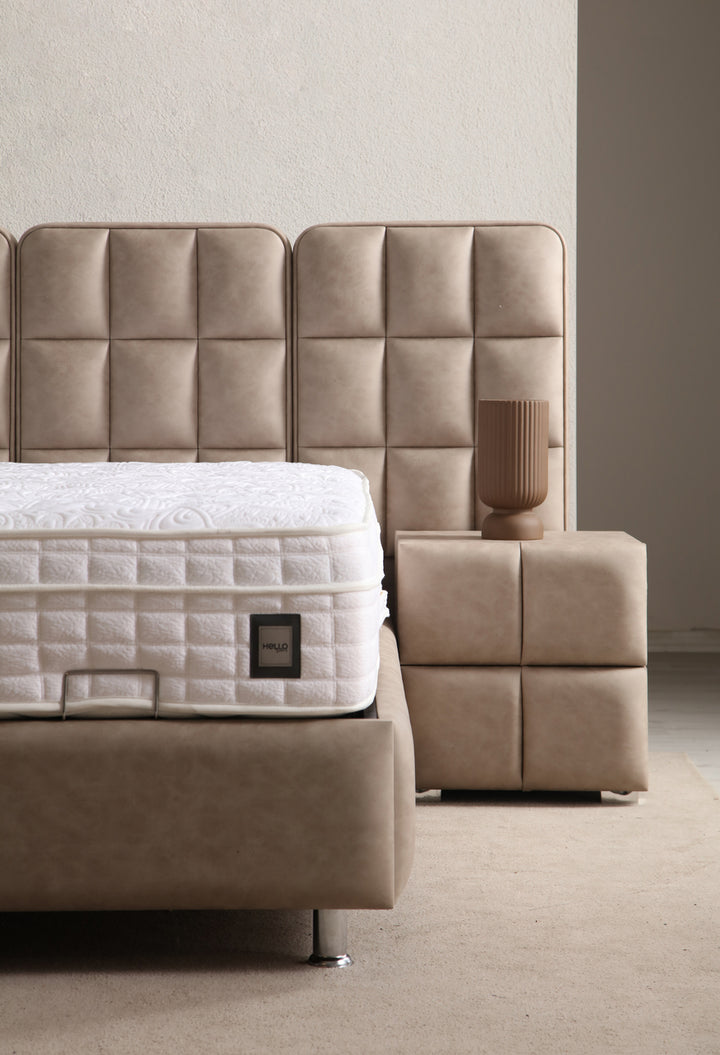 Tesla bed with storage space