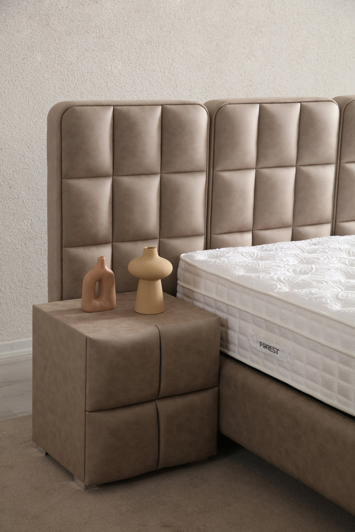 Tesla bed with storage space