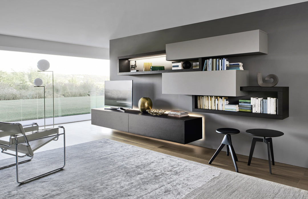 Lampo Cartesio Tv furniture floating L6C17