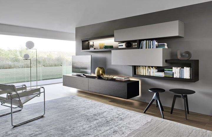 Lampo Cartesio Tv furniture floating L6C17
