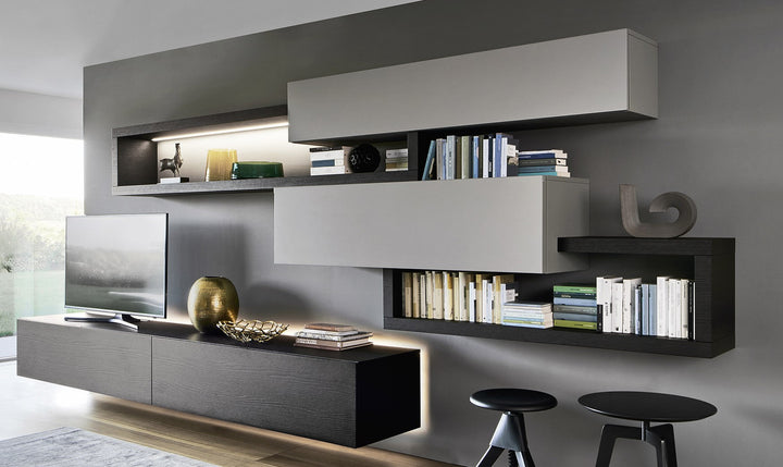 Lampo Cartesio Tv furniture floating L6C17