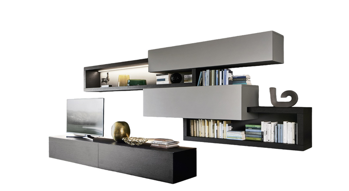 Lampo Cartesio Tv furniture floating L6C17