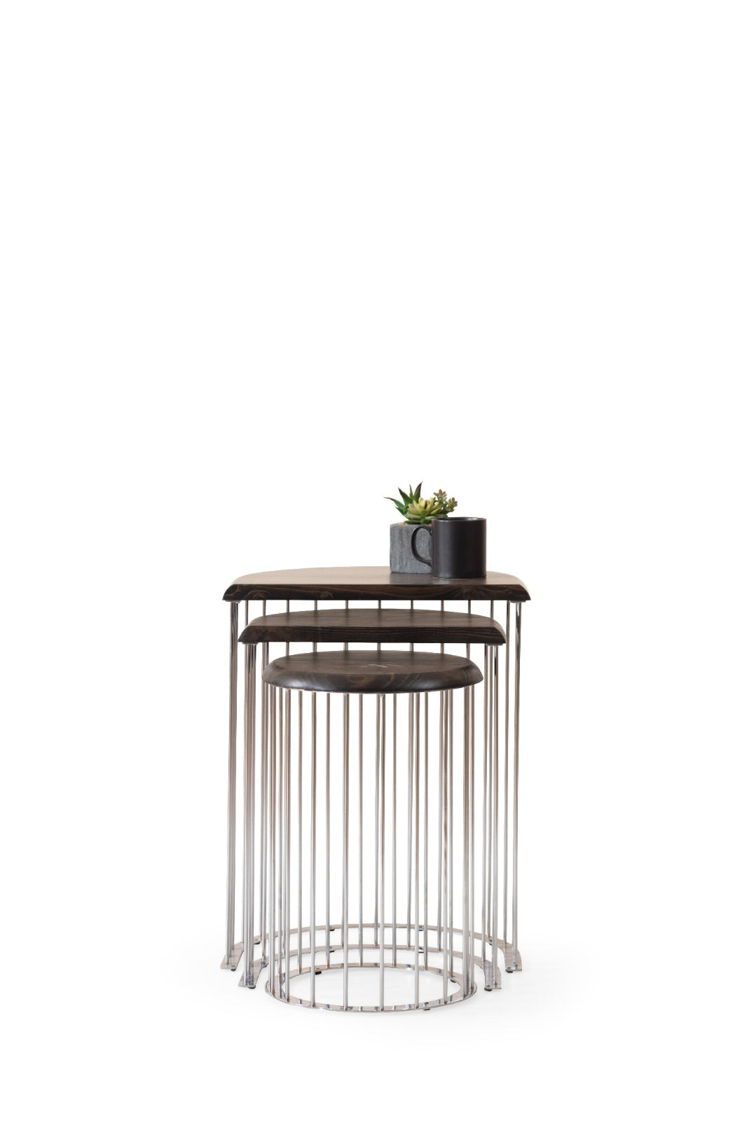 Nova Beistelltisch Set (Chrome)
