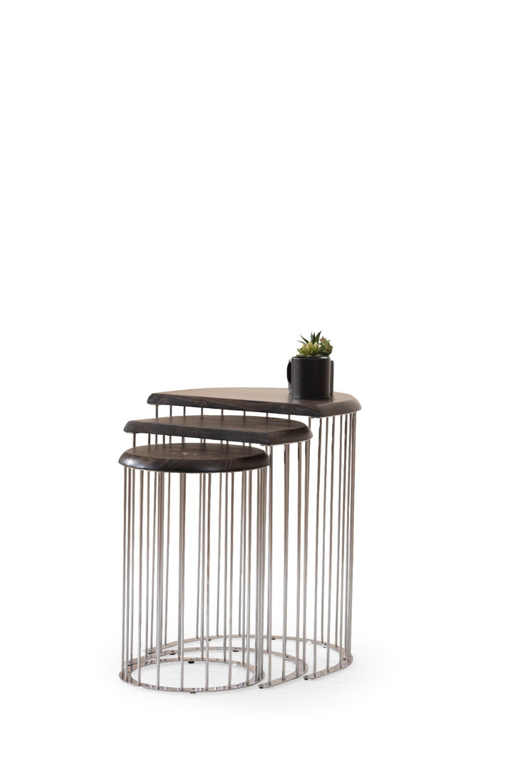 Nova Beistelltisch Set (Chrome)