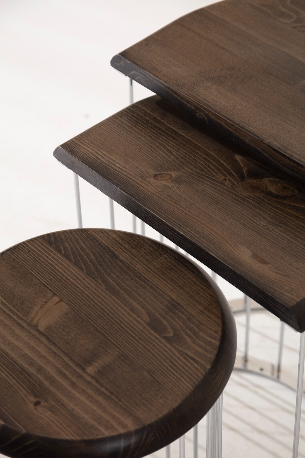 Nova Beistelltisch Set (Walnut)