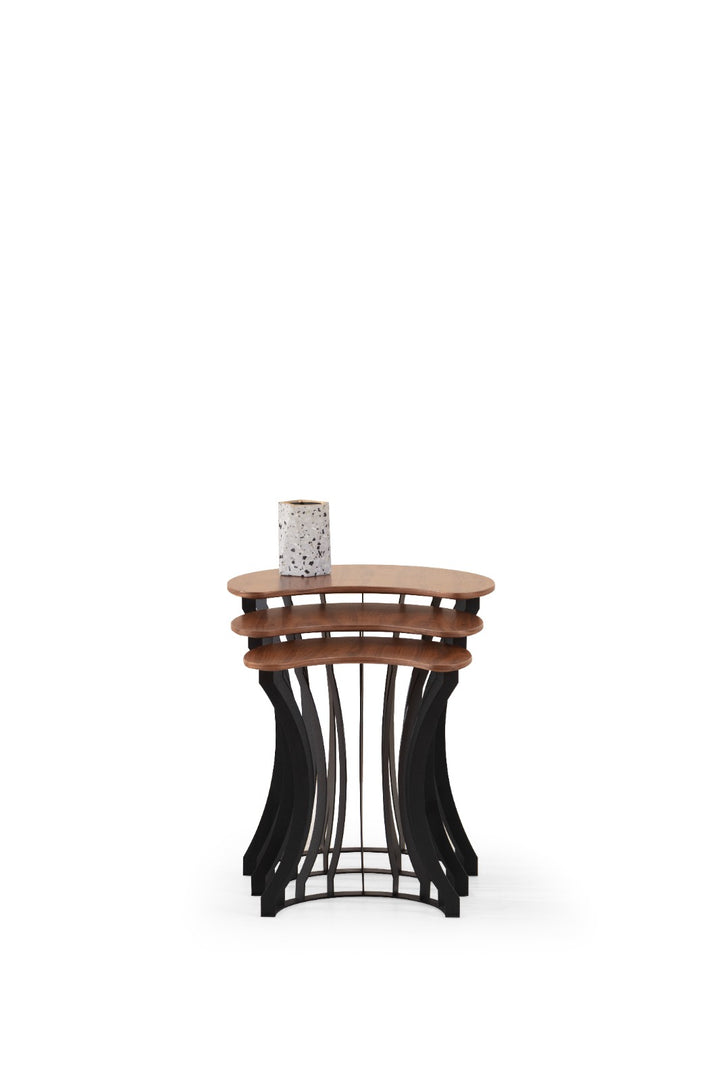 Carmen Beistelltisch Set (Black)