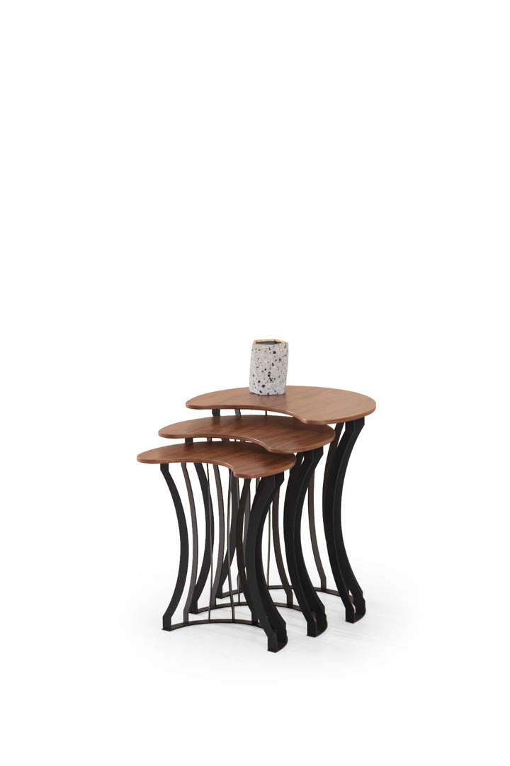 Carmen Beistelltisch Set (Brass)